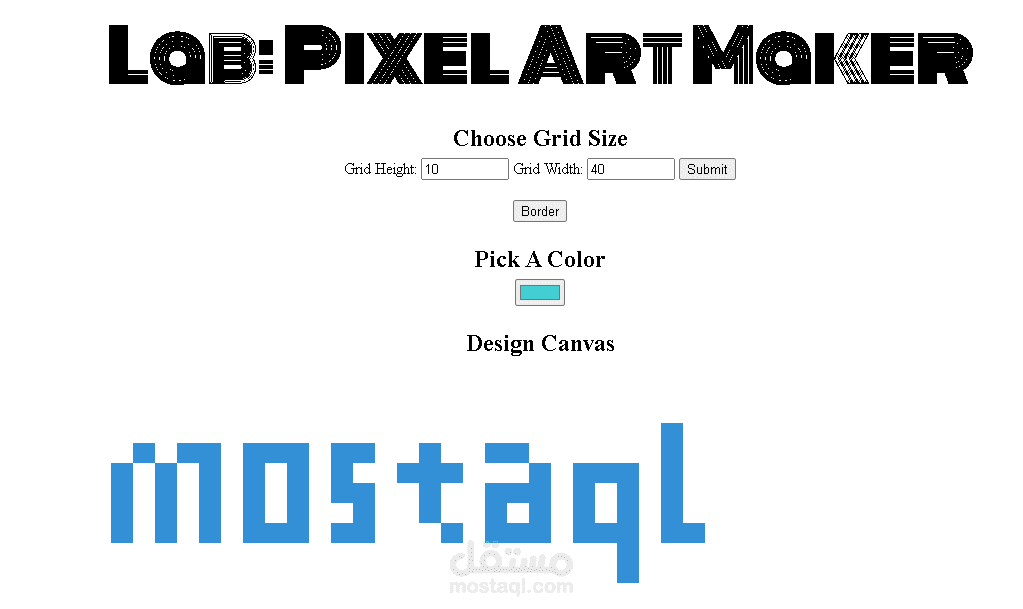 Pixel Art Maker