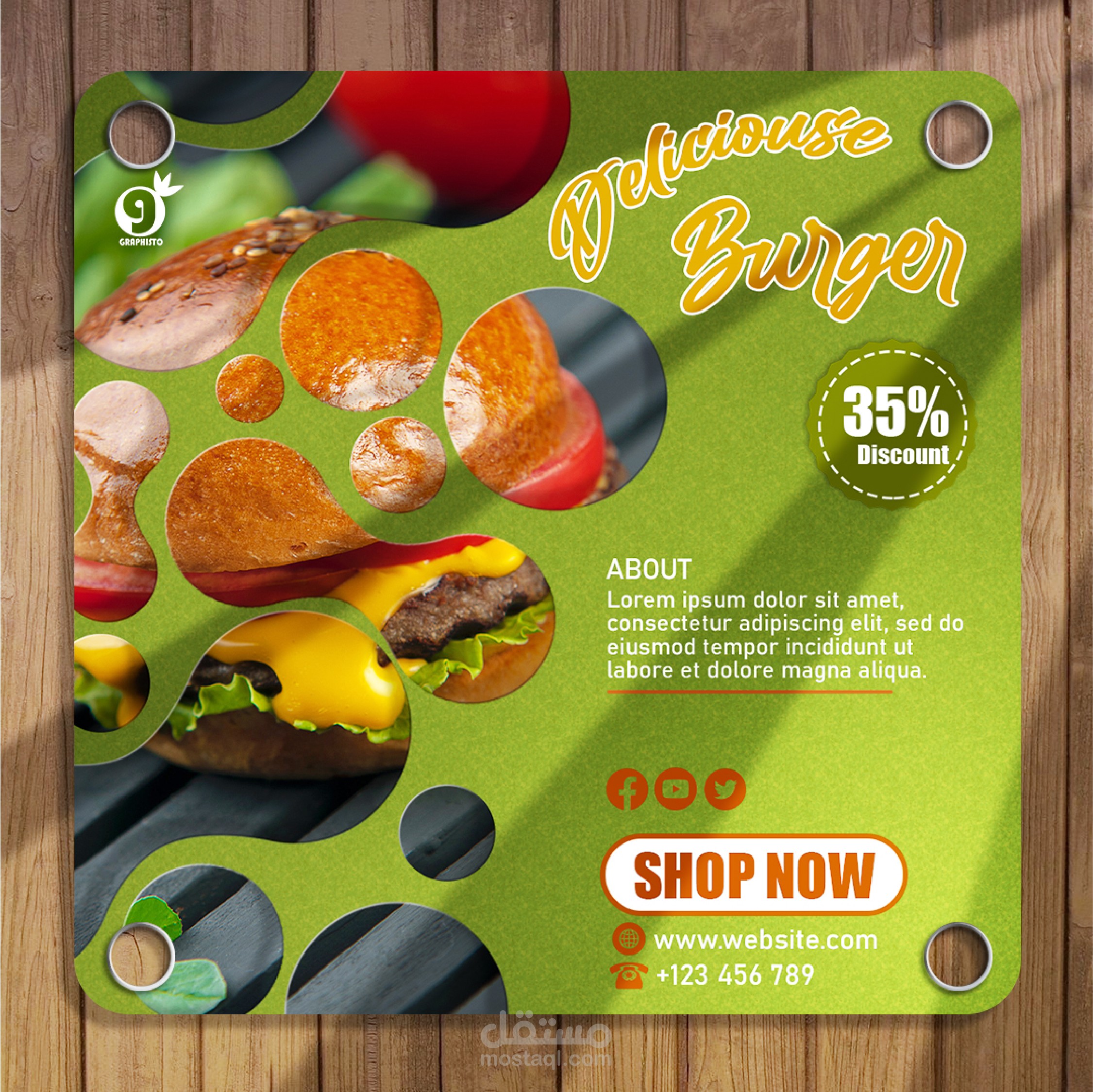 Social media post design