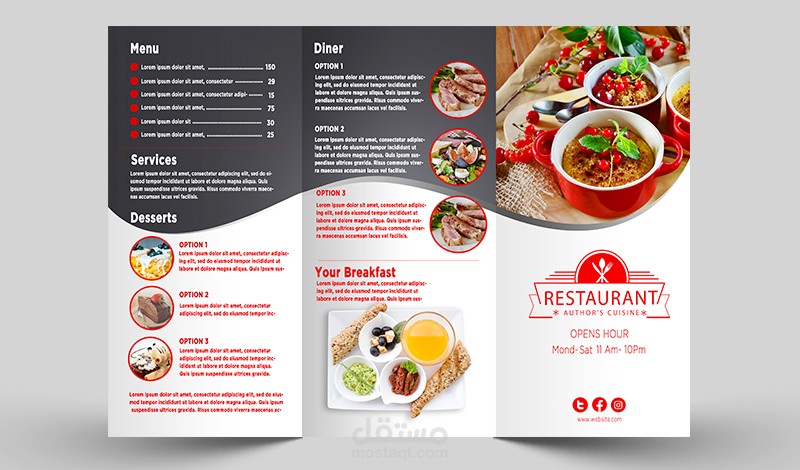 Triflod brochure design