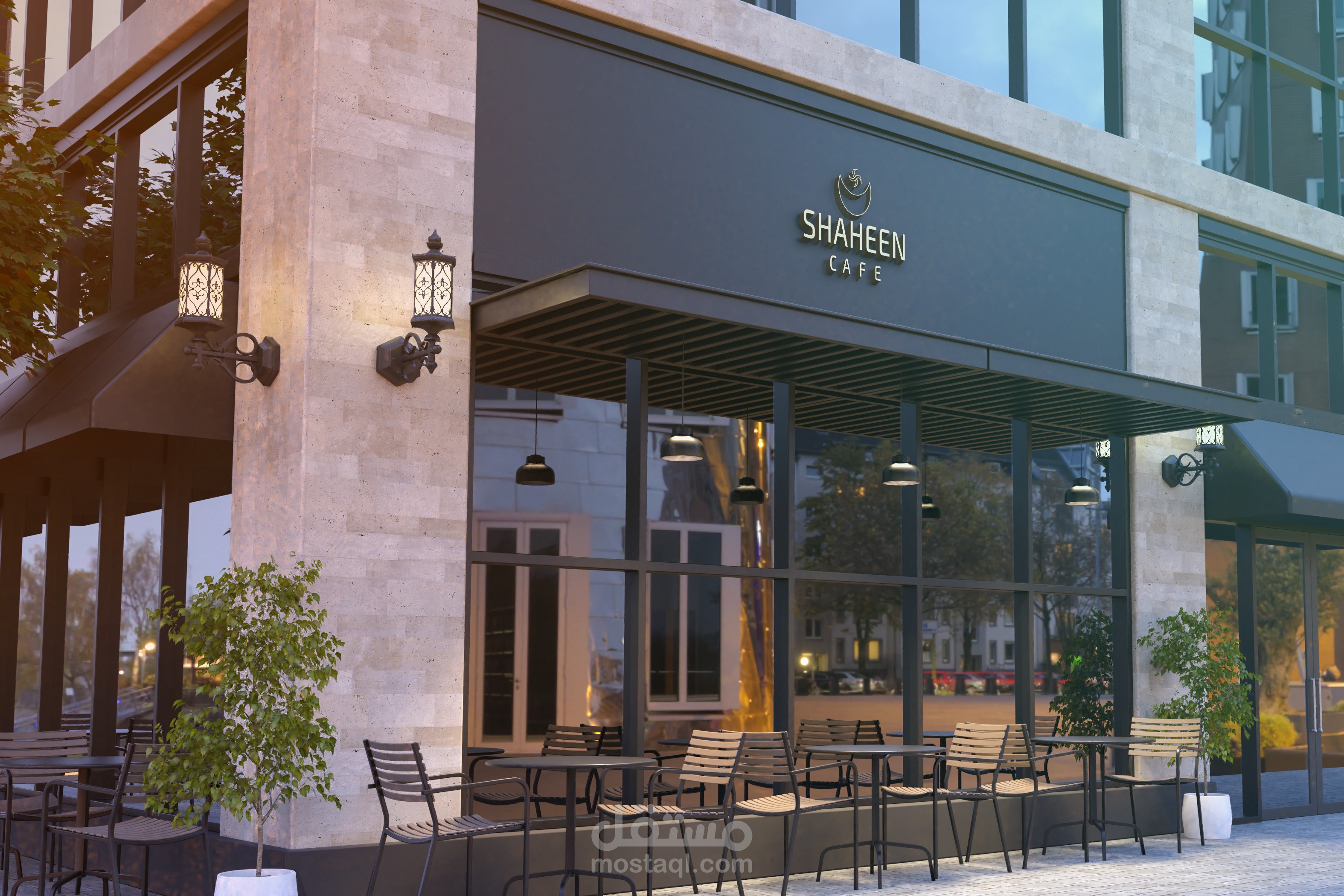 لوجو SHAHEEN CAFE