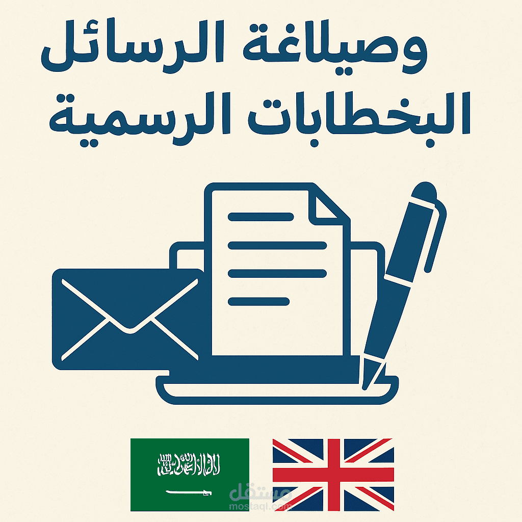 كتابة وصياغة الرسائل والخطابات الرسمية باحترافية عالية