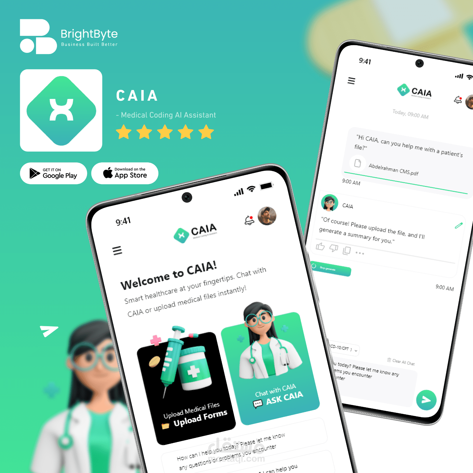 CAIA – المساعد الذكي للقطاع الطبي