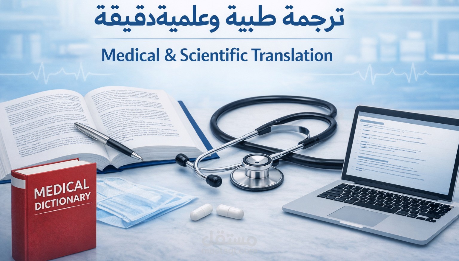 الترجمة الطبية وغير الطبية من العربي للانكليزي والعكس