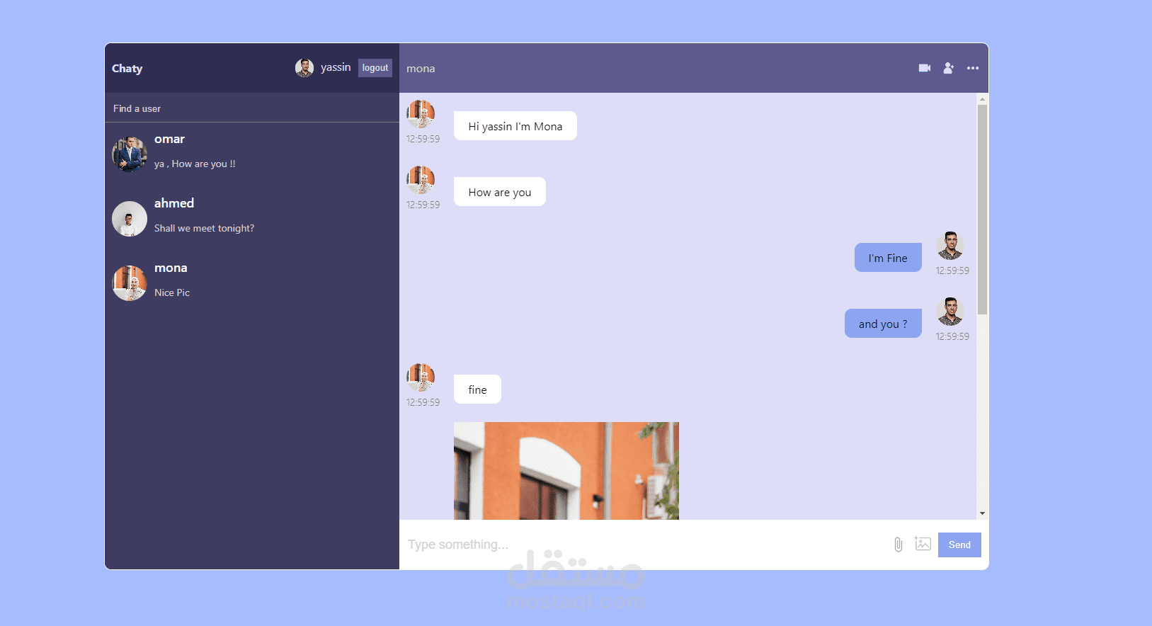 Chaty  - تطبيق دردشه فوريه