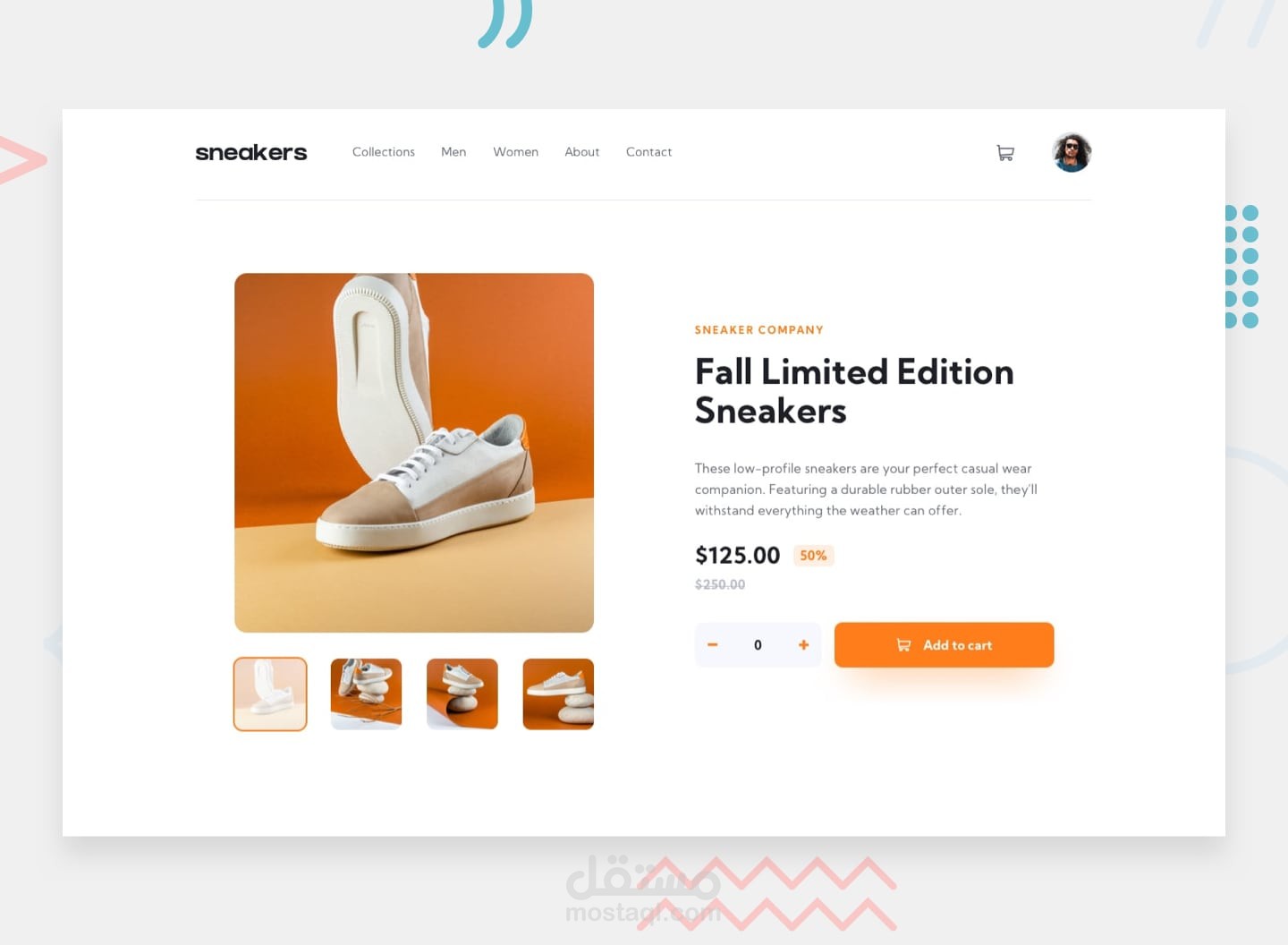 صفحه منتج ديناميكيه علي موقع تسوق الكتروني