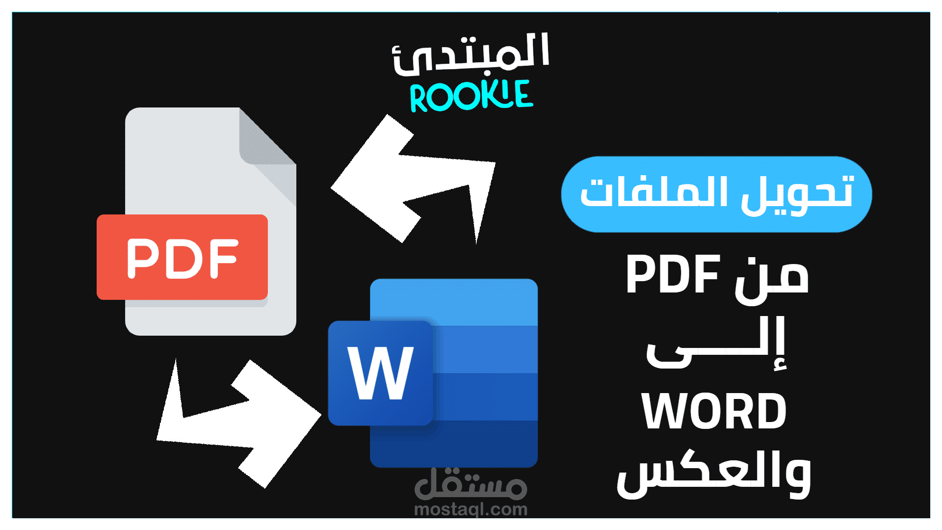 تحويل ملفات pdf إلى word والعكس بدقة عالية لجميع اللغات