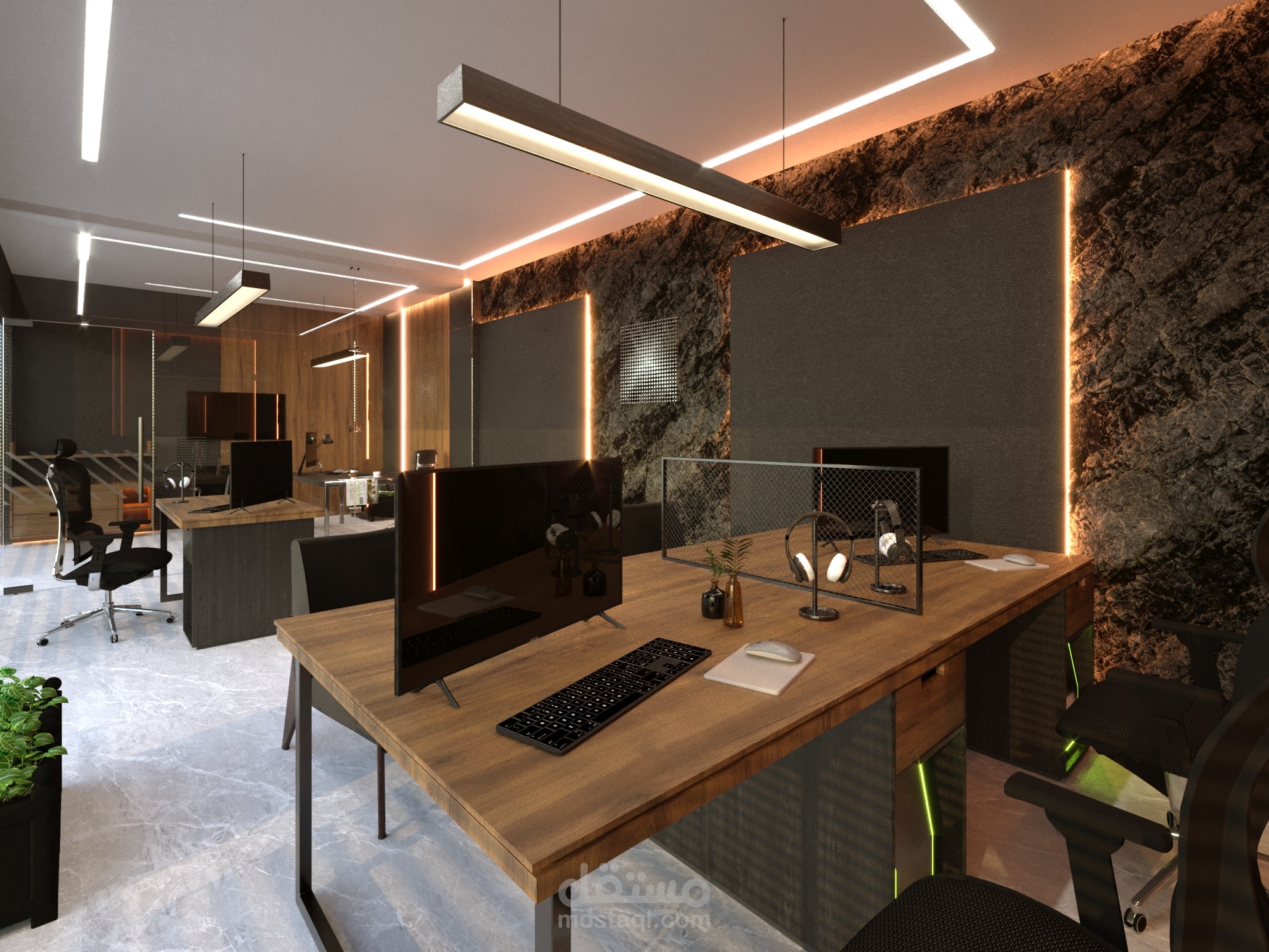 تصميم مكتب معماري في السعودية