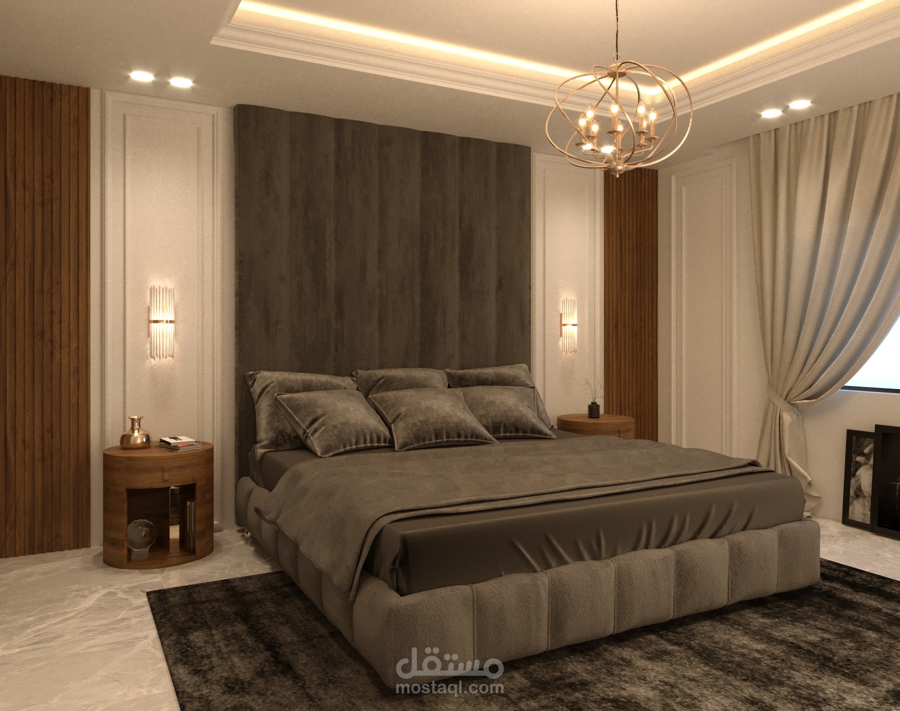 غرفة نوم نيو كلاسيك Newclassic ذكية