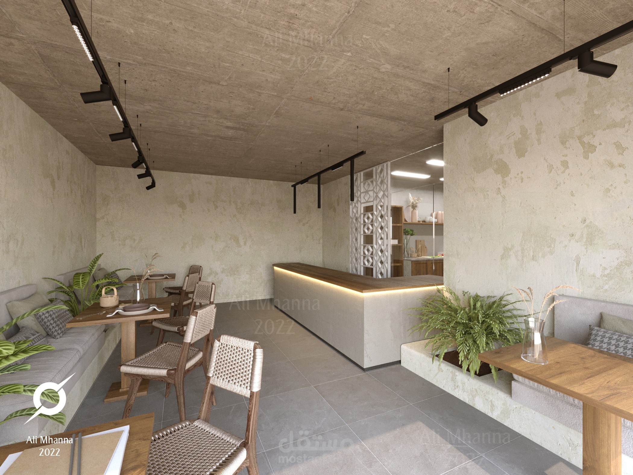 تصميم مطعم في السعودية \ الرياض