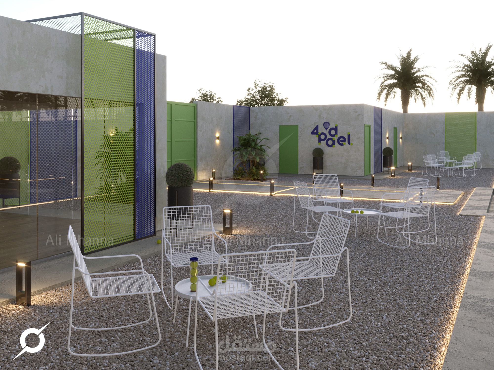 تصميم ملاعب بادل في جدة \ المملكة العريبة السعودية - 4Padel