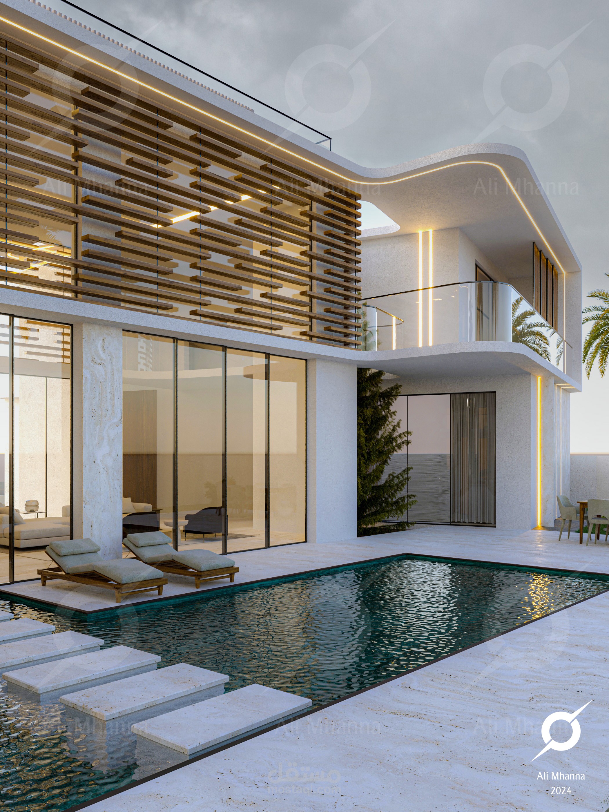 تصميم فيلا سكنية في أبو ظبي