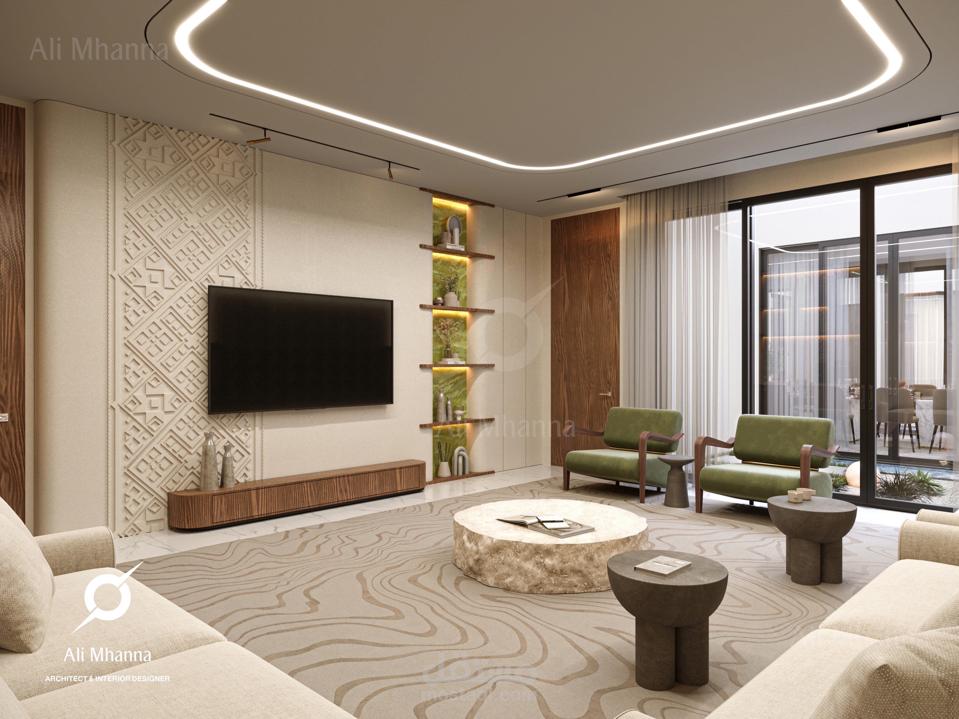 ARW Villa - تصميم فيلا في السعودية - الدرعية