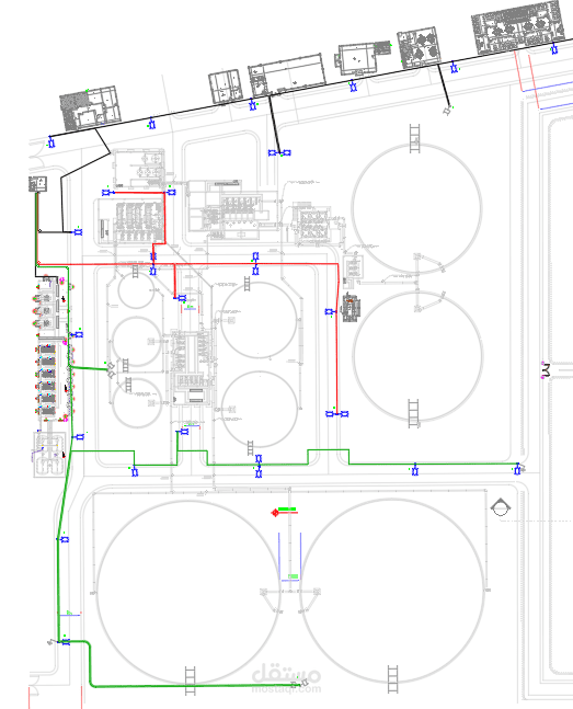 مخطط إنارة موقع عام