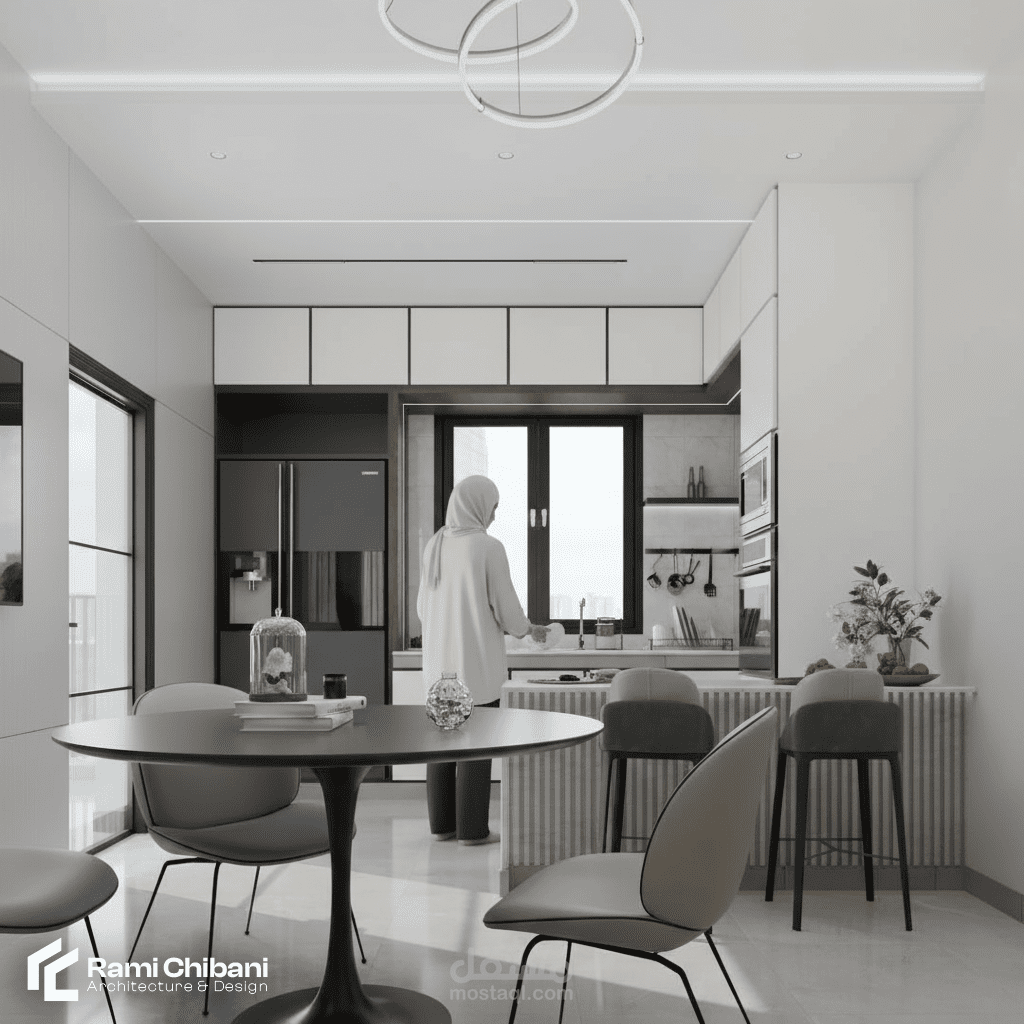 تصميم داخلي لمطبخ عصري