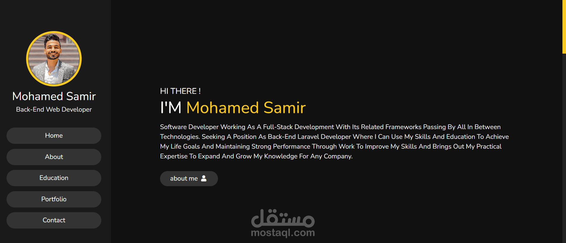 Responsive Portfolio Website