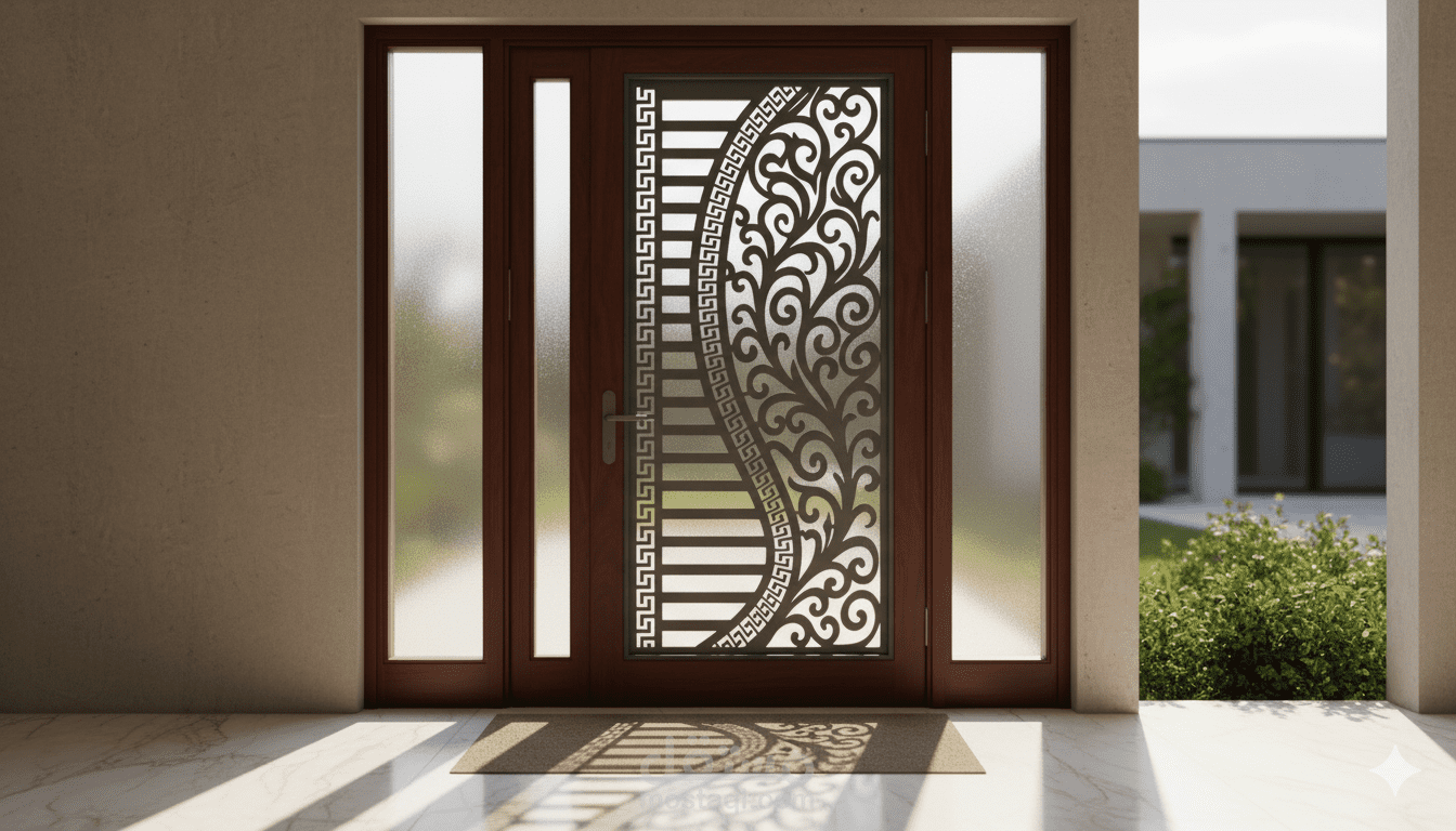 تصميمات CNC حديدية جاهزة للقص – تصميم على CorelDRAW بدقة