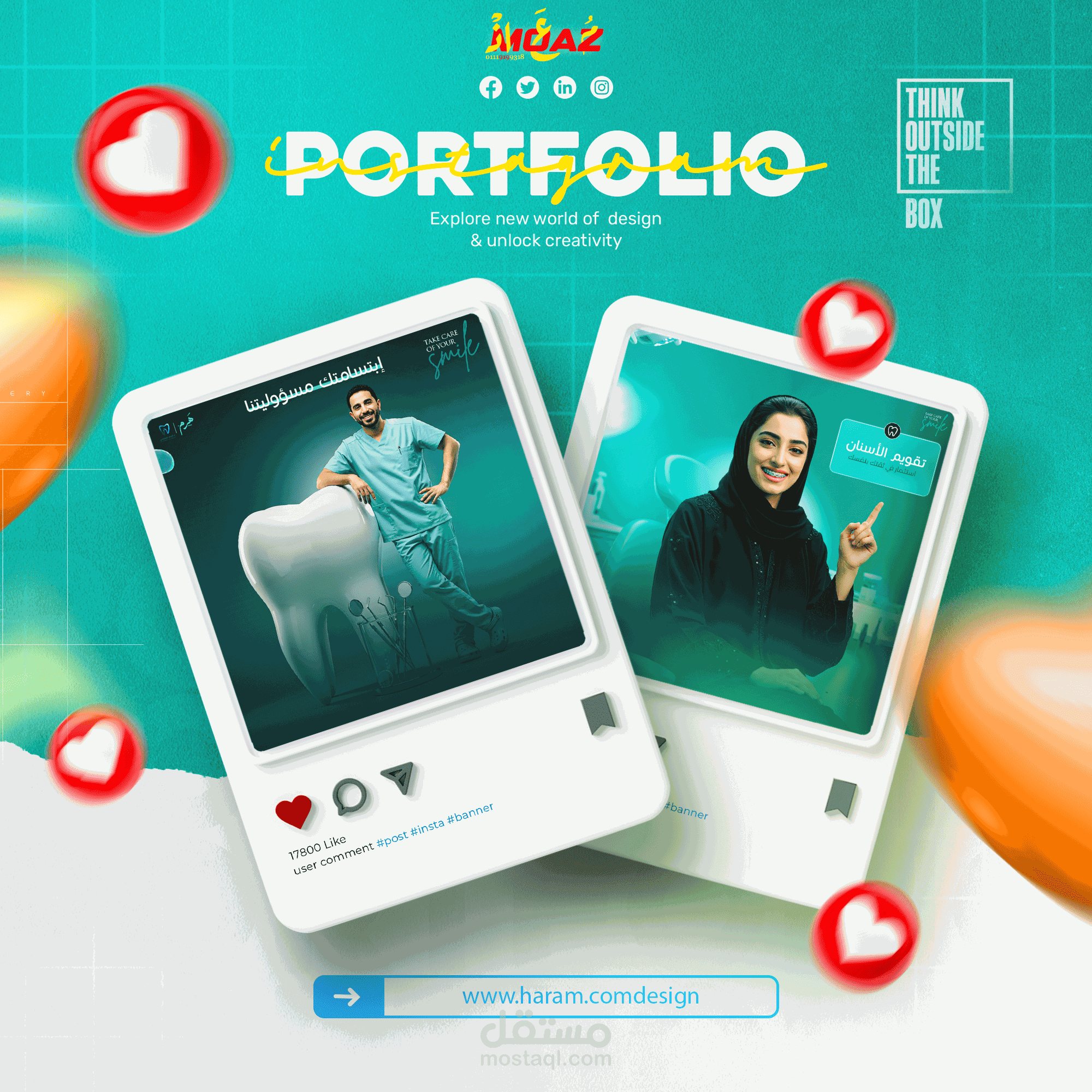 Socail Media Designs (Dental Care Project)