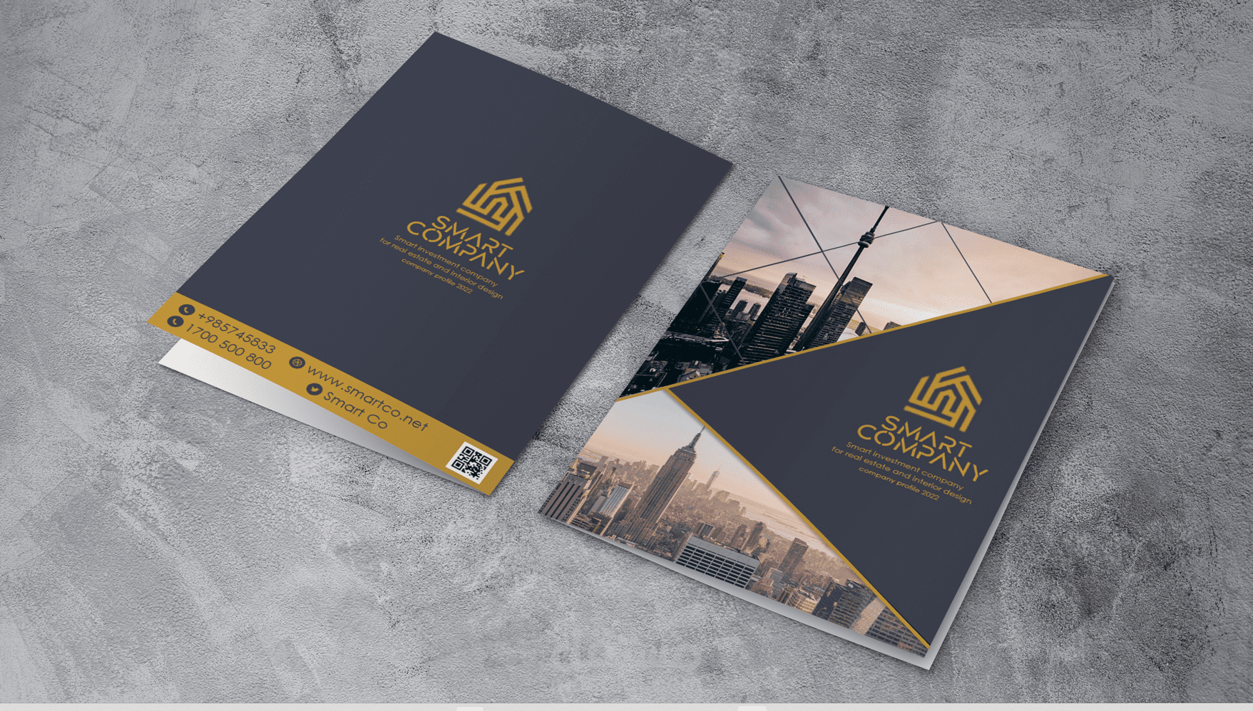 تصميم بروفايل لشركة سمارت للعقارات