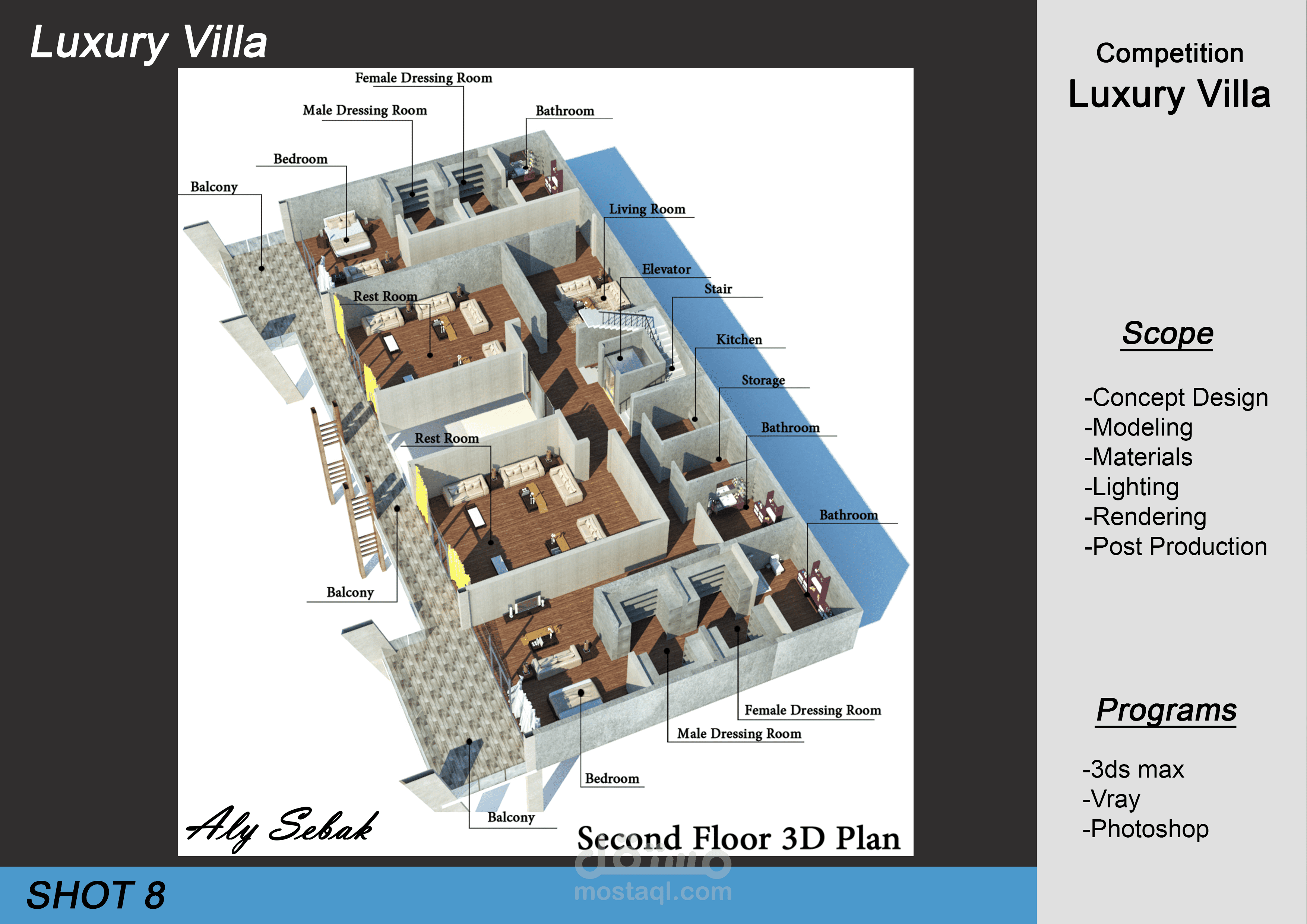 Luxury Villa - 3D