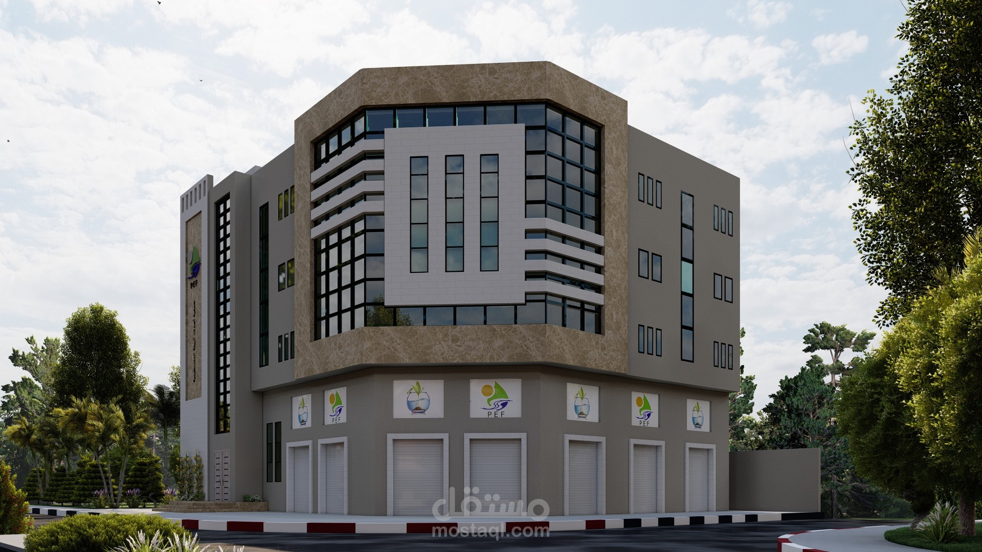 تصميم معماري , تصميم واجهات _ فلسطين