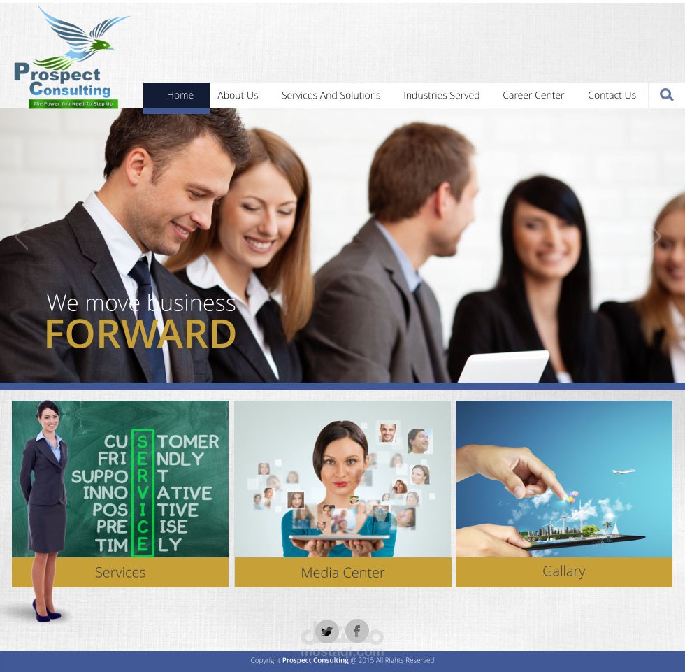 Prospect Consulting Design Website