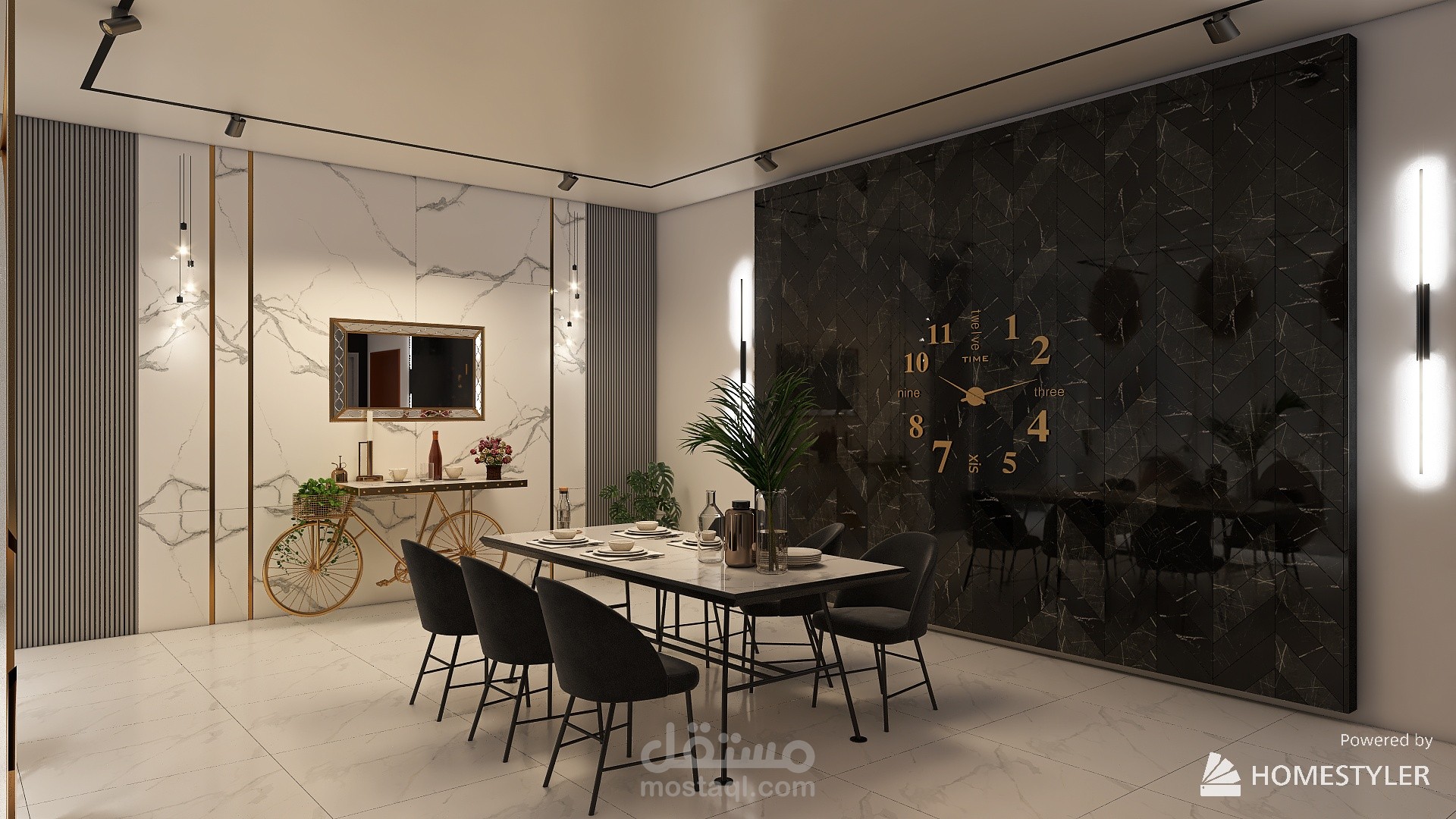 تصميم داخلي لفيلا سكنية