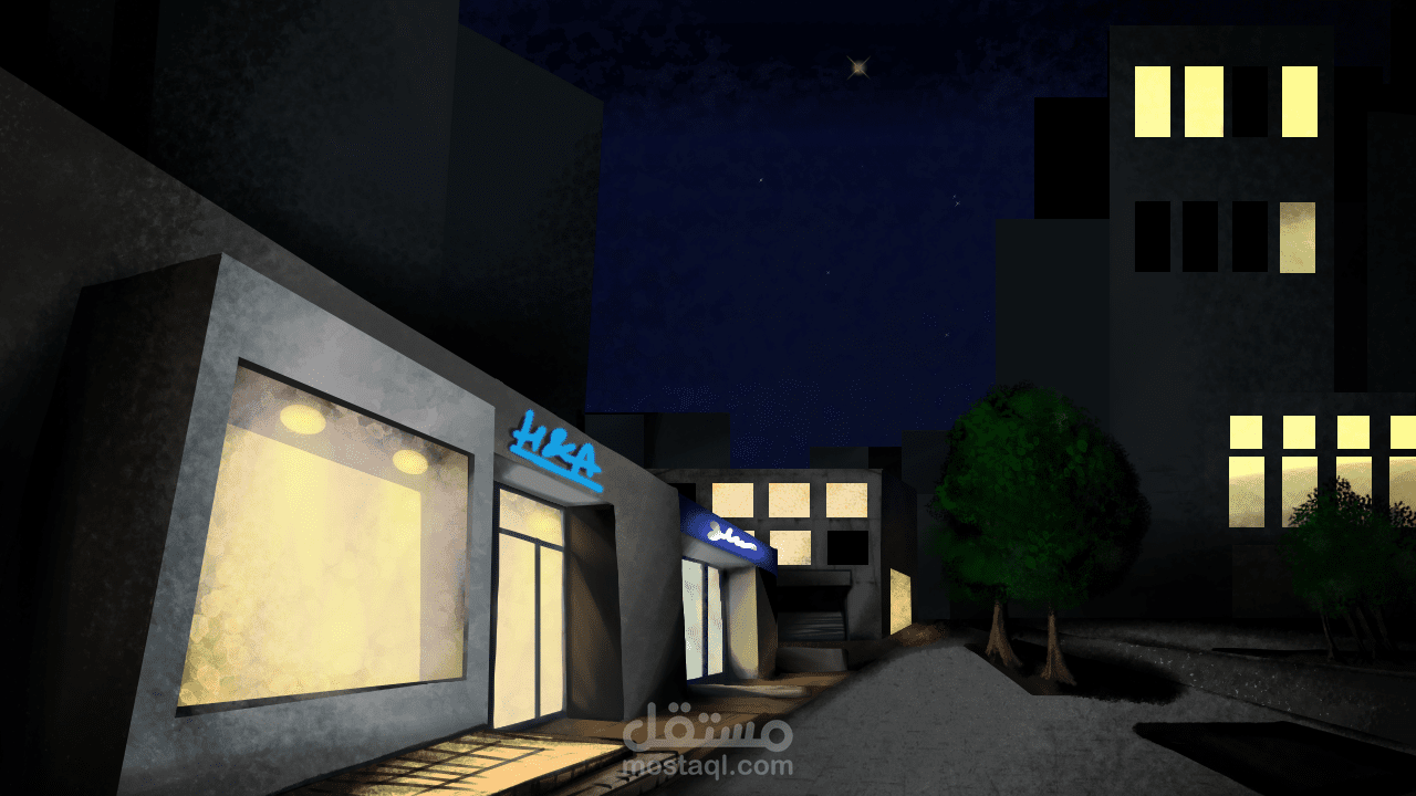 رسم خلفيات لكرتون فيديو