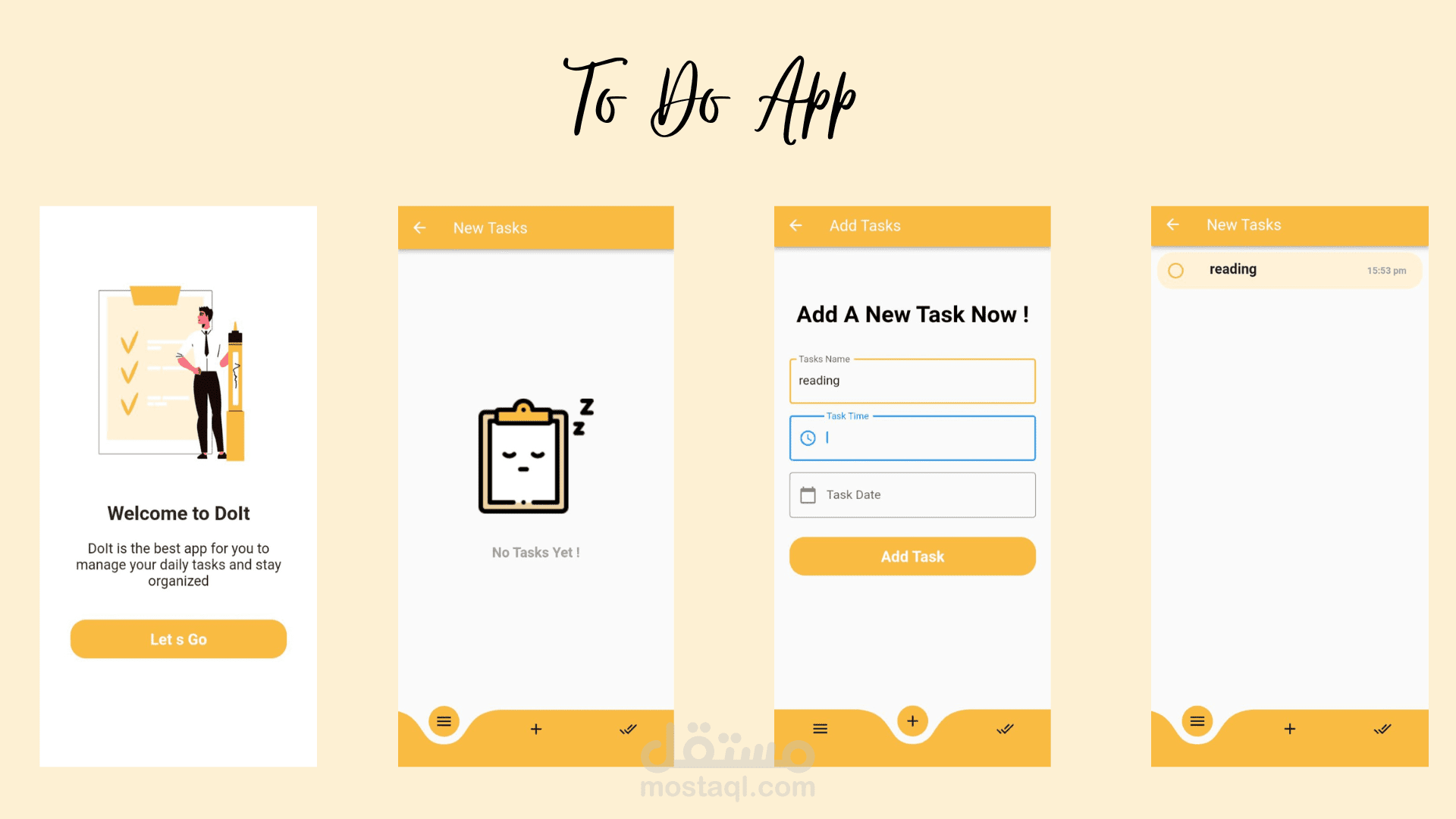 To Do Mobile App (Flutter)