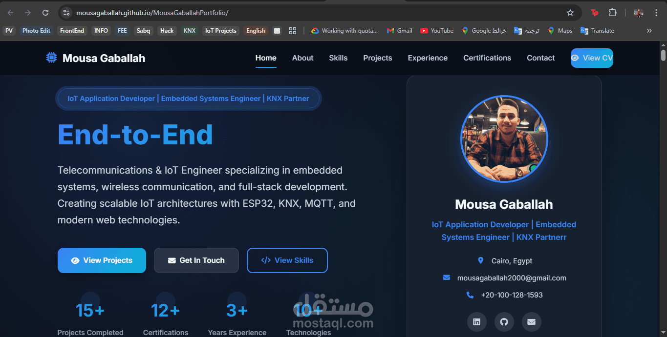 Professional Portfolio