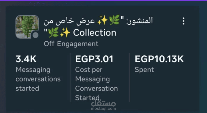 نتائج بعض الحملات الاعلانية