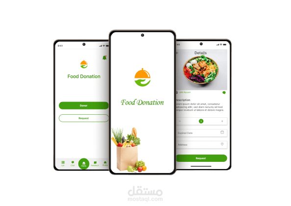 Food Donation l Mobile App Design