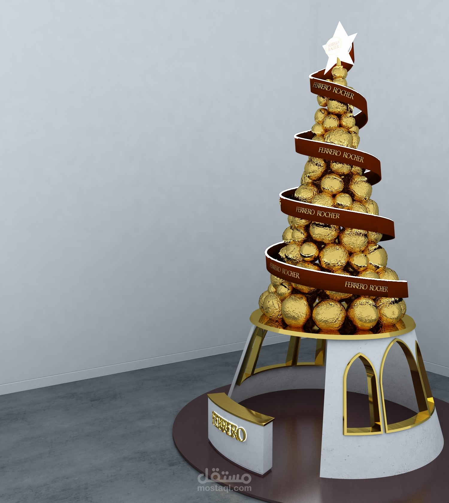 Ferrero Rocher Christmas Display