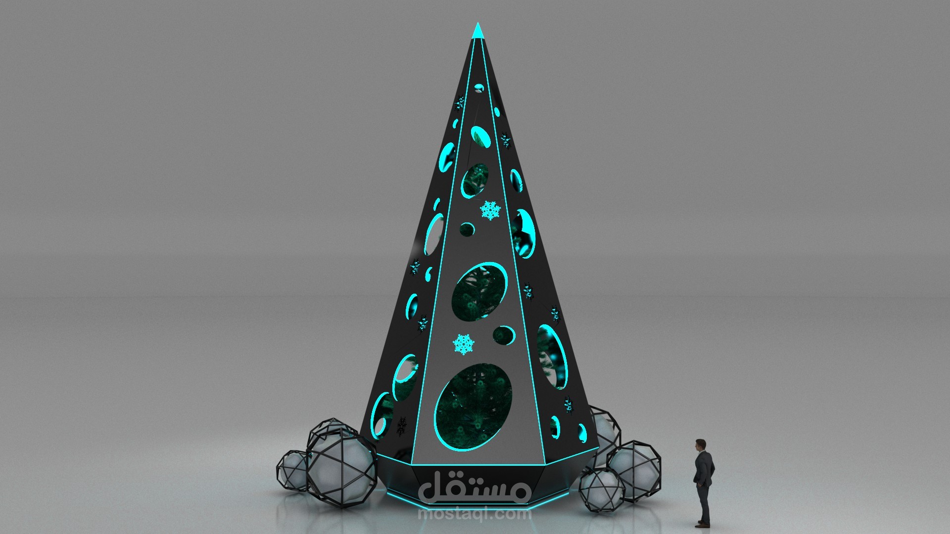 Futuristic Christmas Tree