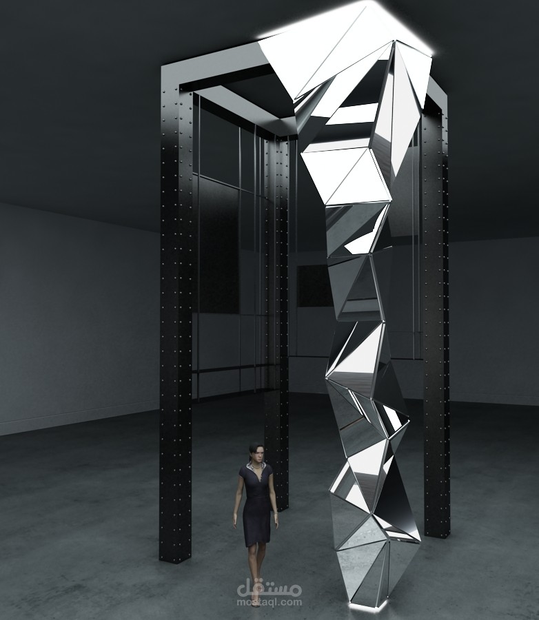 Terrace Beirut Resturant- Coloumns Design