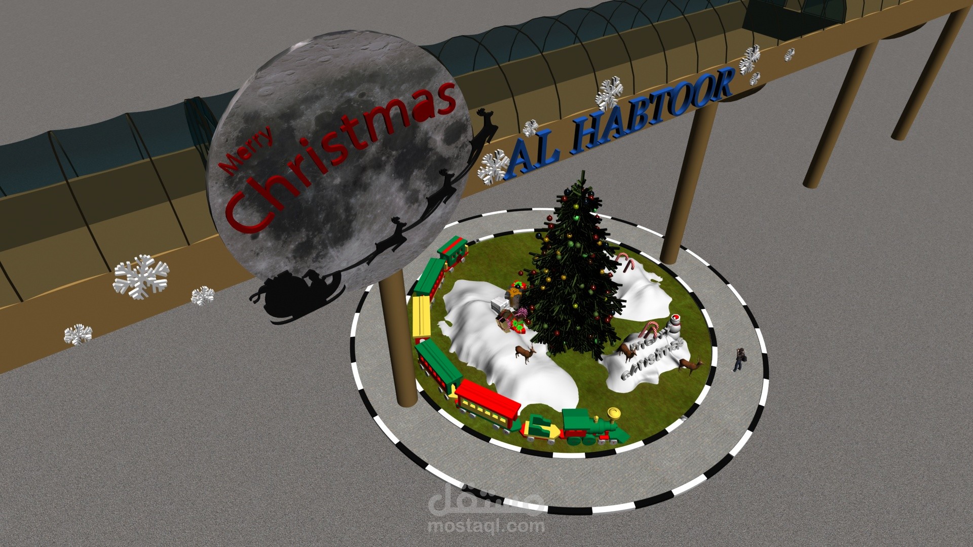 Al Habtoor Christmas Decoration Proposal