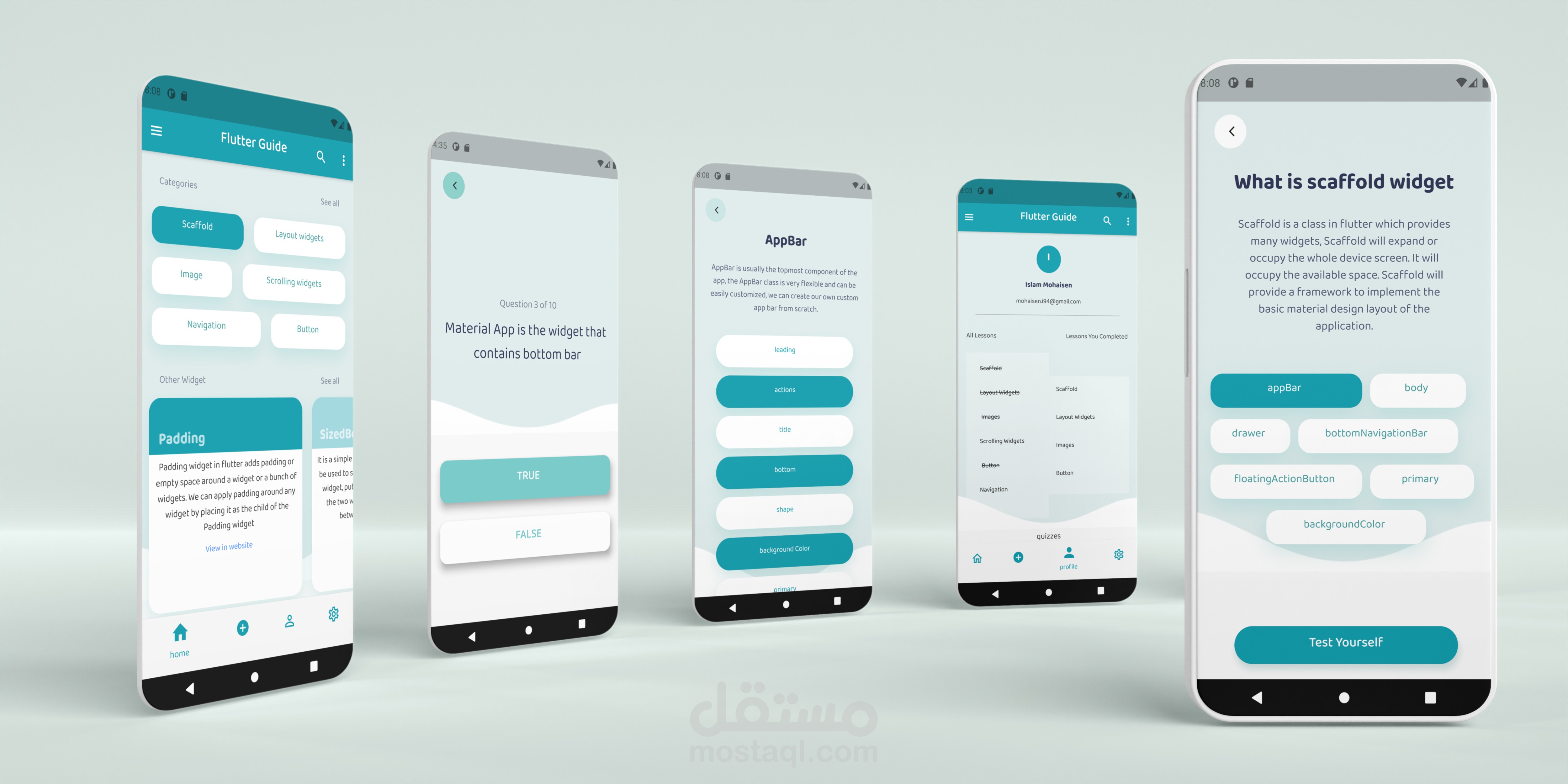 Flutter Guide (دليلك لتعلم flutter)