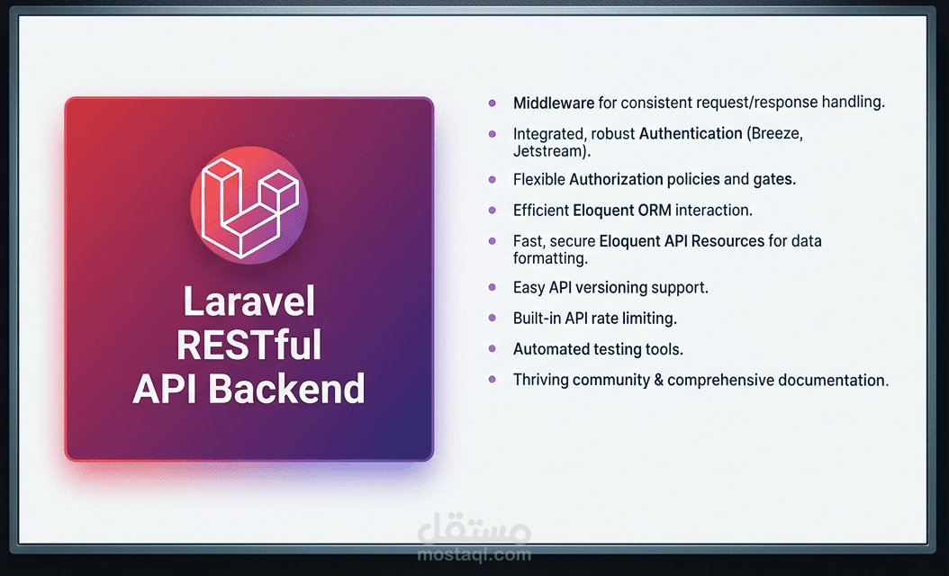 Laravel-APi backend e-commerce website