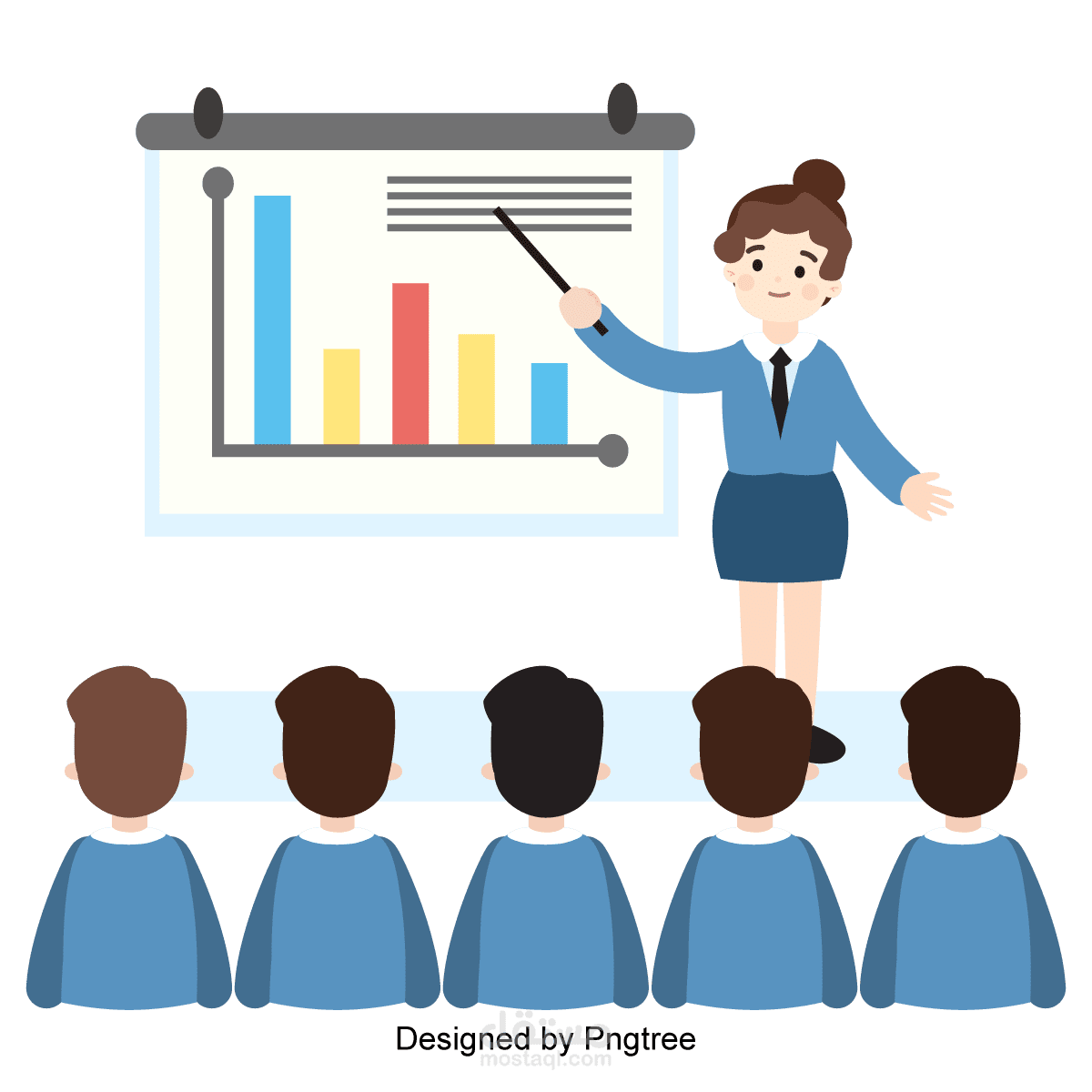 رسم شخصيات توضح فكرة معينة