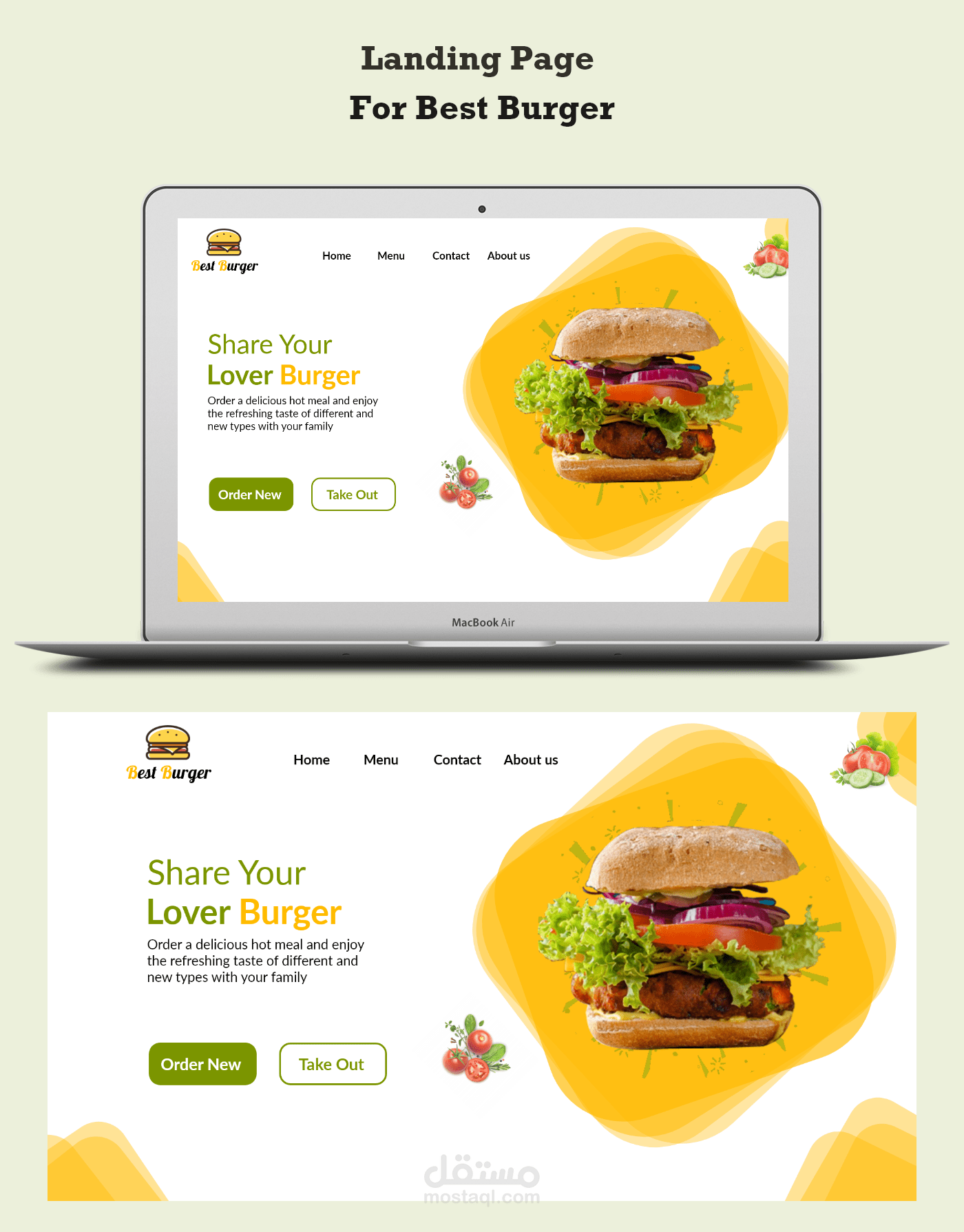 landing page