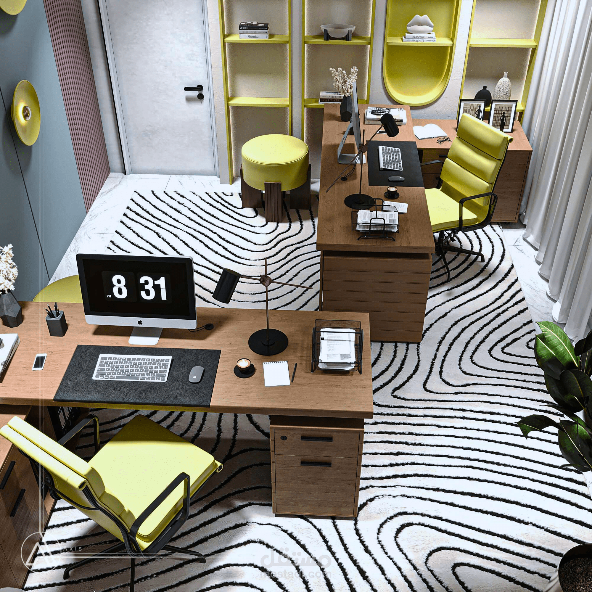 Office Complex Design | مشروع إداري متعدد الوظائف