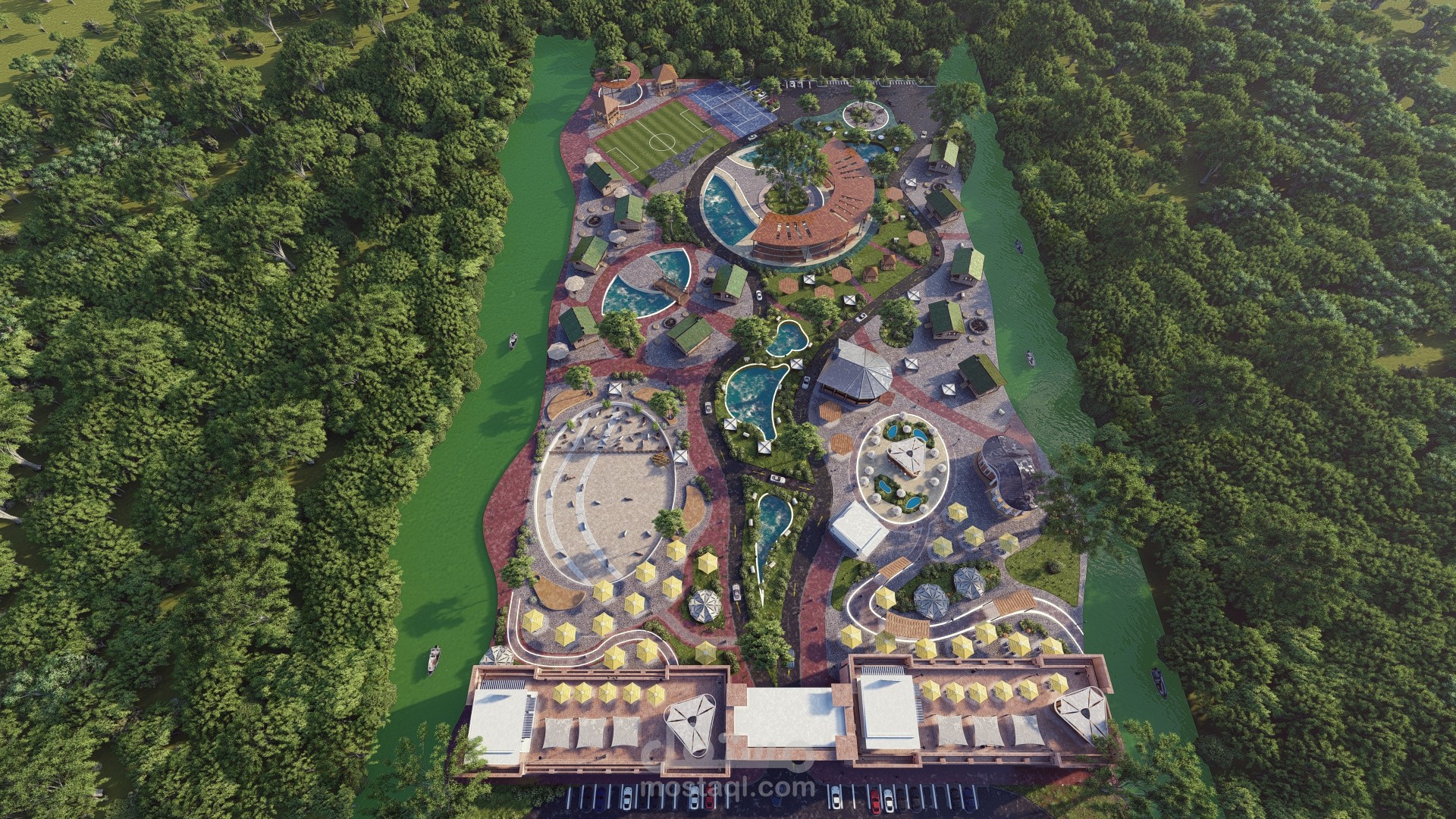 تصميم بوليفار متكامل | Mixed-Use Boulevard Design