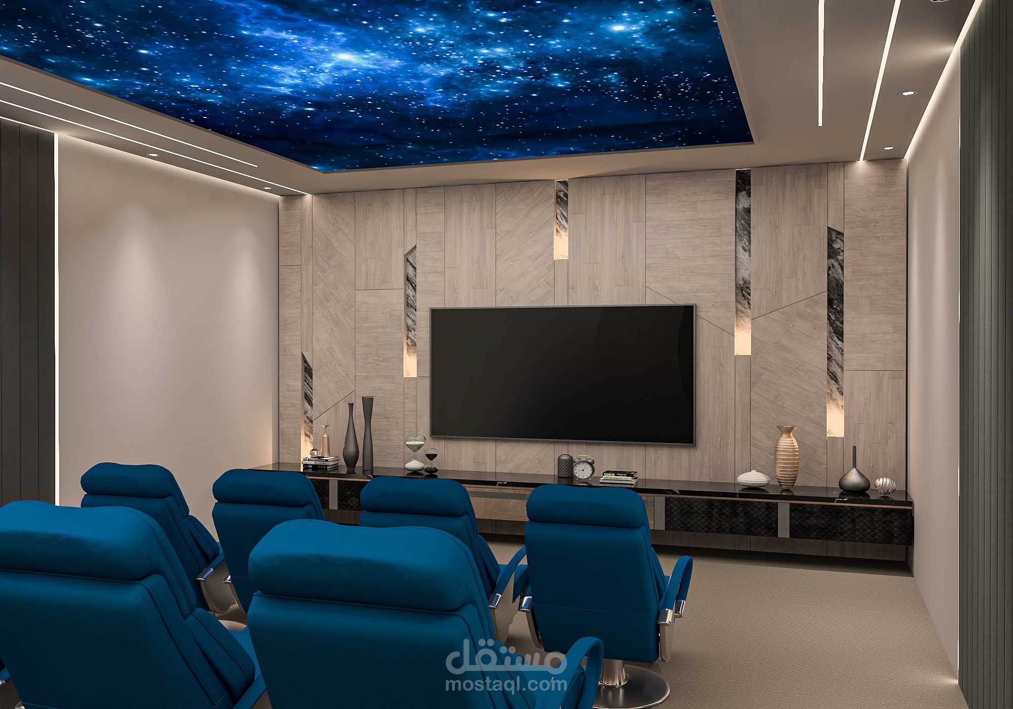 تصميم سينما منزلية