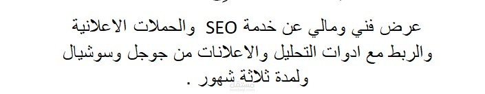 خطة العمل للسيو تحسين محركات البحث والحملات الاعلانية لجوجل والسوشيال ميديا