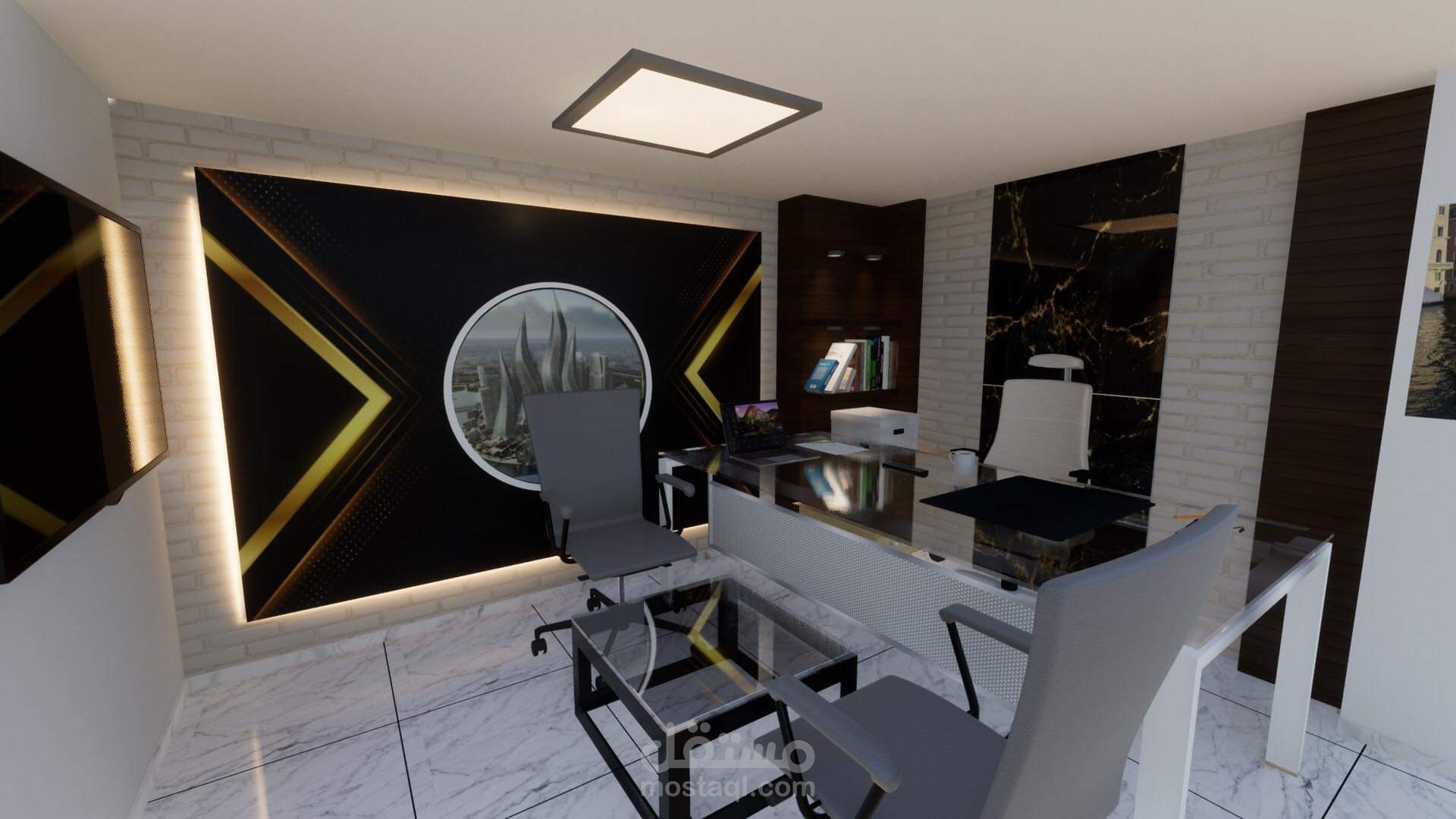 تصميم و تنفيذ لمكتب