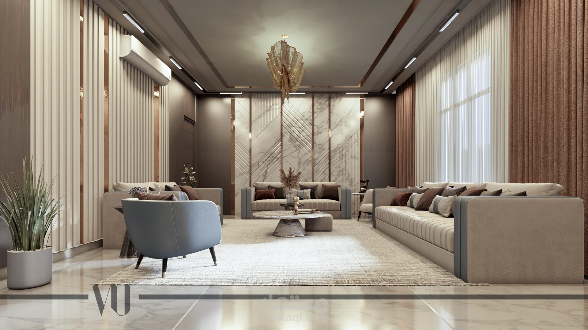 تصميم مودرن لمجلس رجال