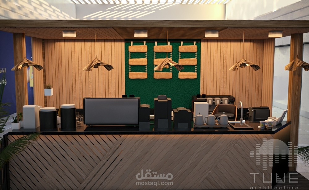 تصميمي ل كوفي شوب في المملكة العربية السعودية