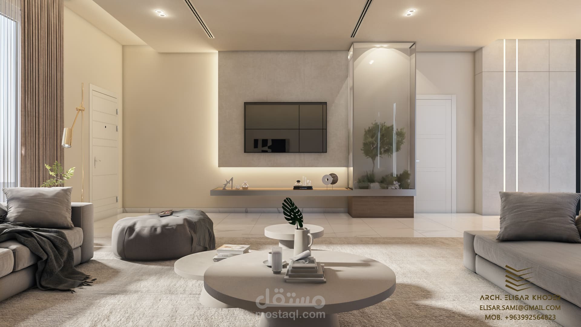 تصميم غرفة معيشة