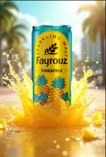 استمتع بمذاق أناناس فيروز الفريد - مزيج مثالي من الفقاعات الفوارة ونكهة الأناناس الأصيلة  استعد لموجة من الانتعاش اللامتناهي