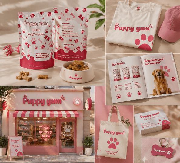 تصميم الهوية البصرية بإحترافية _ Brand identity