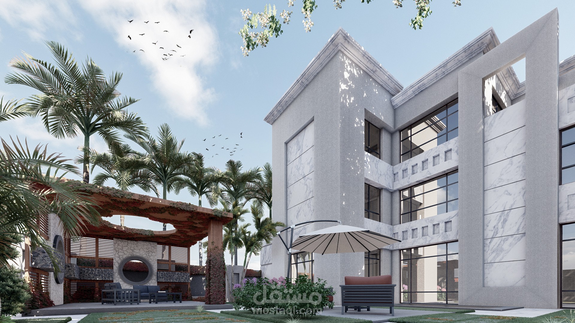 فيلا نيوكلاسيك في السعودية